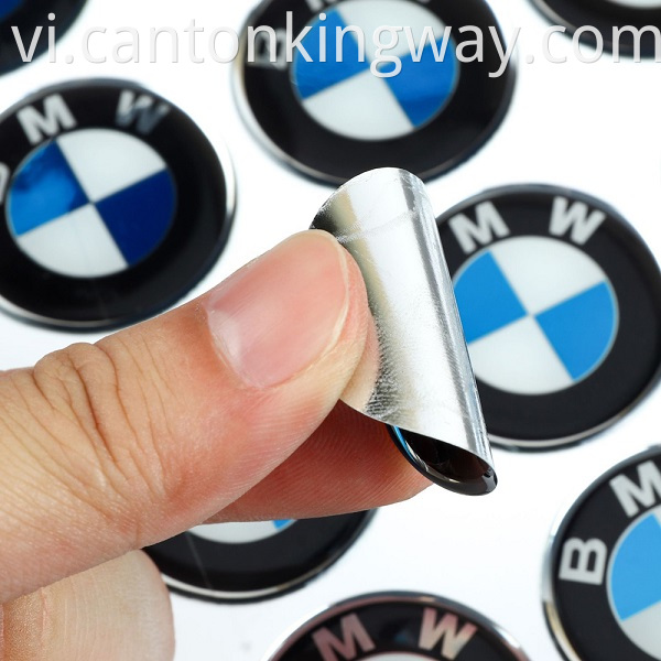 Car Bmw Logo Resin Stickers Plastic Labels Epoxy Badges